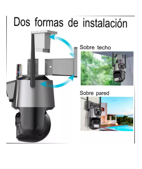 Cámara de Vigilancia HD 8MP – Seguridad Exterior Inteligente
