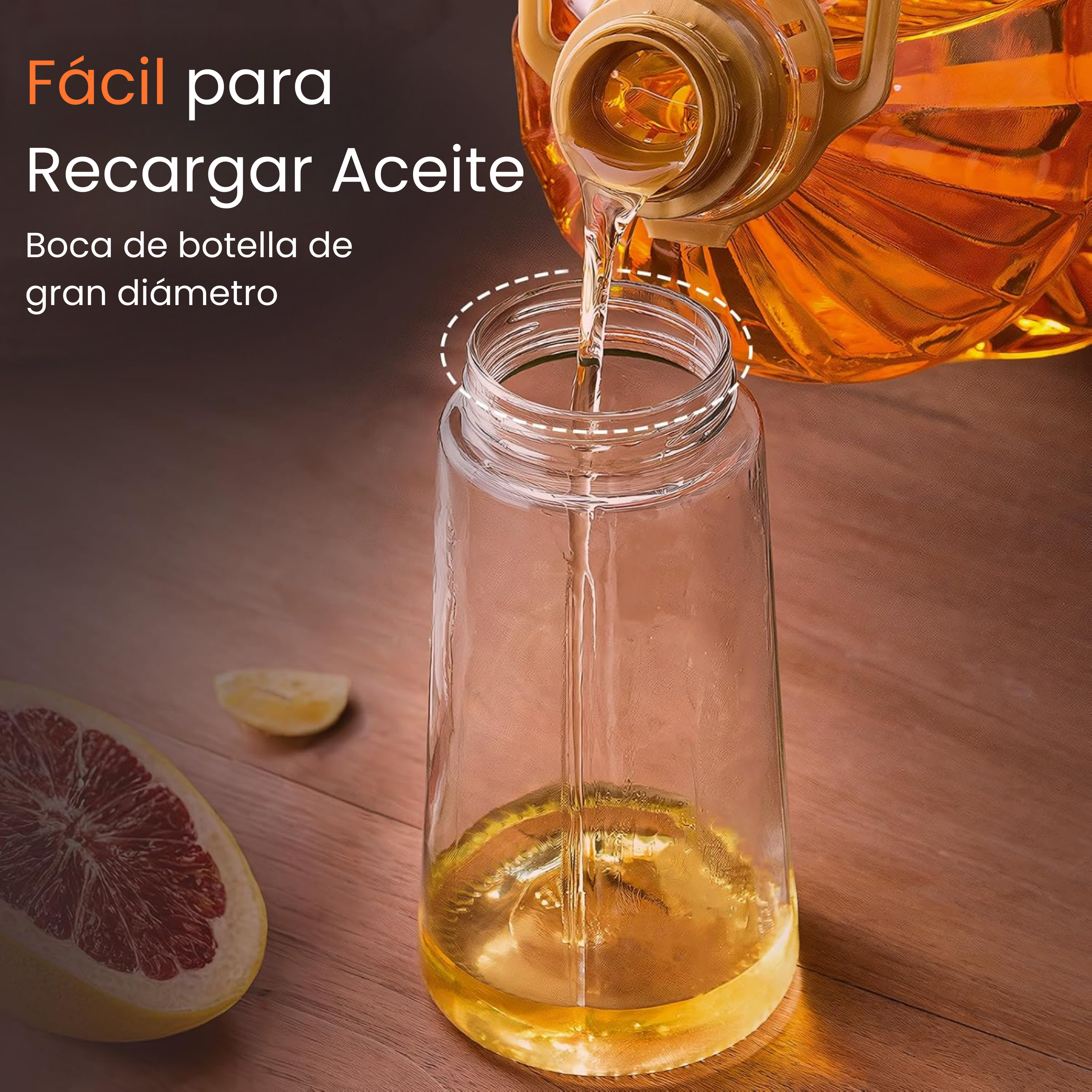 OilMaster® 2 en 1 – Control total: spray + chorro